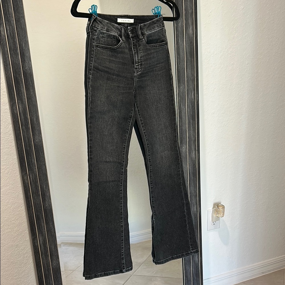 eunina black flared jeans